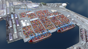 International Transportation Service (ITS) is proud to announce the launch of the South Slip Fill Project, a transformative $365 million terminal expansion that will support some of the world’s largest container ships and deliver long-term benefits to the local economy—all built with American materials and American labor This image shows a completed ITS wharf expansion, which adds 19 acres to the total terminal deck and enables the cargo handling company to expand capacity by 50 percent.