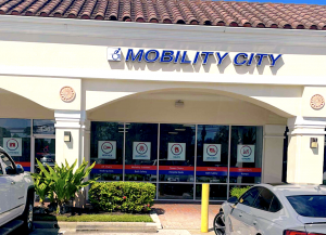 Photo of Mobility City of Palm Beach Gardens storefront located at: 4383 Northlake Blvd, Northmill Plaza, Palm Beach Gardens, FL 33410, TEL (561) 816-6309