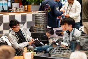 Students at International Mathematics Olympiad