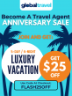 Home-Based Travel Agent Enterprise GlobalTravel.com Celebrates Its 31st Anniversary