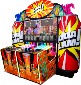 Soda Slam! Super Deluxe model (features giant cans)