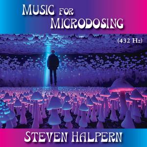 an album cover with colorful pink and purple mushroom graphics