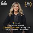 Andrea D. Carter Named to Microsoft MSN’s Top 10 Women Disruptors to Watch in 2025
