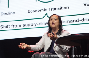 Taiwan’s cyber ambassador-at-large Audrey Tang