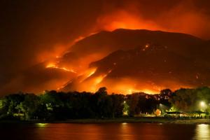 Summer fires in Greece