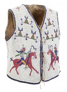 Beaded Native vest