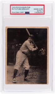 Babe Ruth baseball card