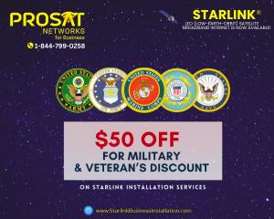 Veterans Discount for Starlink business installations