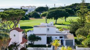Portuguese house overlooking a golf course