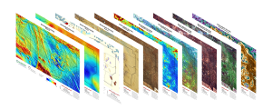 Data sets are processed, integrated, and analyzed using GIS and proprietary techniques to reveal both shallow and deep groundwater systems—highlighting key areas of interest for field surveys.