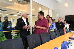 Nitin Jain with CM Melaka