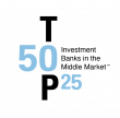 Grady Campbell Announces The 2025 TOP 50 Investment Banks in the Middle Market™