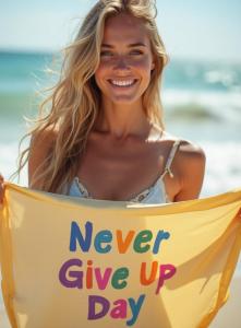 Never GIve Up Day Beach 1