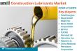 Construction Lubricants Market Insights | Opportunities, Applications & Regional Outlook 2025 | DataM Intelligence