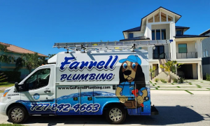 Farrell Plumbing Service Van