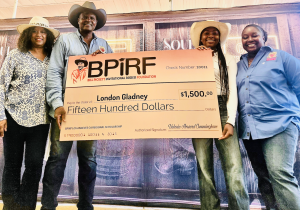 BPIR's Margo LaDrew, BPIRF's Corey Vason, London Gladney and Danielle Clark
