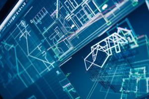 Residential building visualization using BIM software.