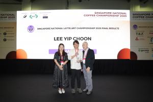 Singapore National Latte Art Championship Winner_Lee Yip Choon, Manager at The Populus Coffee & Food Co