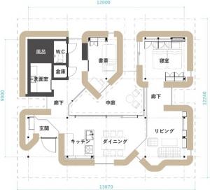 Lib Earth House Model B Floorplan