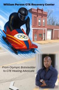 Graphic of William Person CTE Recovery Center and photo of William when he started his class action lawsuit journey