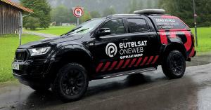 Eutelsat OneWeb demo vehicle
