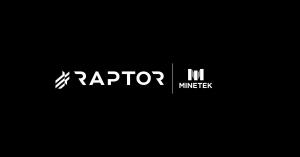 Minetek raptor logo