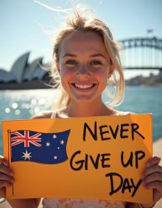 Australian girl banner