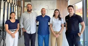 MTC team with Dr. Erkan at Secil Dental Clinic