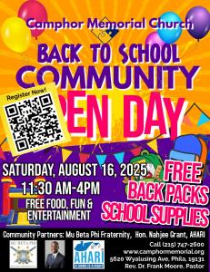 Camphor Back to School Community Day