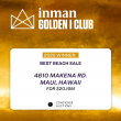 Concierge Auctions Wins 2025 Inman Golden I Club Award for Best Beach Sale