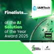 IAMTech - AI Solution of the Year Finalist 2025.