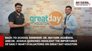 Dr. Mayank Agarwal and Dr. Joshua Quinones on Great Day Houston (Cardiology in Houston, TX)