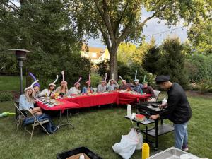 hibachi catering booked by students