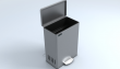The Buzz Marketing Presents EZ-Lift Trash Can: Air-Assist Trash Bin for Effortless Bag Removal