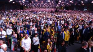 As many as 100,000 attended the 2018 Paris rally which was the target of a foiled terror plot by Tehran