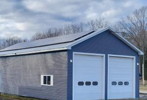 Suncovia Installation on Garage