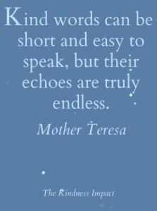Kind Words - Mother Teresa