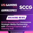 SCCG Announces Strategic Media Partnership with iGaming Express and US iGaming Hub