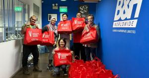 B&H Worldwide Singapore packs SCS Festive Cheer Bags