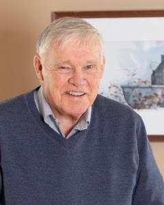 Portrait of Henry Quinlan, owner of Golden Years Video Library
