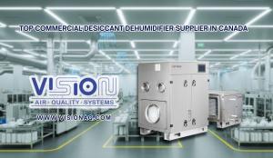 Vision Air Conditioning Desiccant Dehumidifier in Canada and the USA