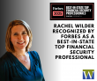 Rachel Wilder Named to Forbes’ Top Financial Security Professionals Best-In-State List 2025