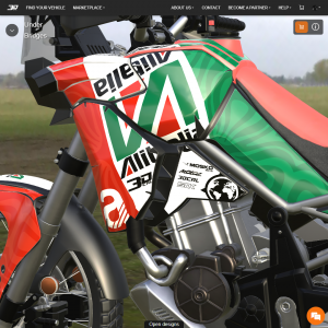 Aprilia Italian design on 3DCal.com