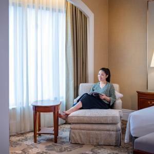 The hotel offers well-appointed accommodation with Heritage City views and Straits of Melaka— from modern Deluxe Rooms to the expansive Presidential Suite — making it an ideal base for business and leisure travellers