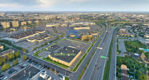 Site location in Anjou (Montreal)