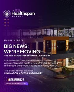New Healthspan Summit Venue 1