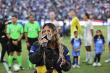 JANET URIBE BRILLA CON INTERPRETACIONES DE LOS HIMNOS NACIONALES DE USA  Y MÉXICO EN EL PARTIDO GALAXY VS. CRUZ AZUL