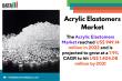 Acrylic Elastomers Industry Growth Driven by EV Demand, Innovation, and Sustainability | DataMIntelligence