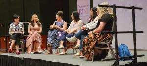 Panel discussions, like this one feature some of the most accomplished permanent jewelry artists in the world, are key to the PJX objectives to educate and network.