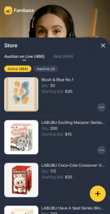 Fambase Live Auctions Showcase Active Listings, Unique Items, And Competitive Starting Bids